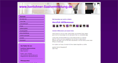 Desktop Screenshot of iserlohner-saalvermietung.de