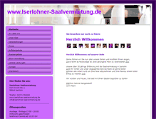 Tablet Screenshot of iserlohner-saalvermietung.de
